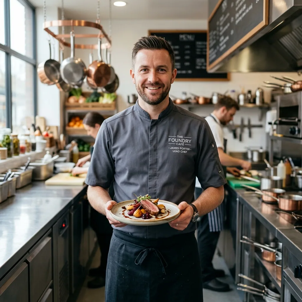 James Porter, kitchen lead